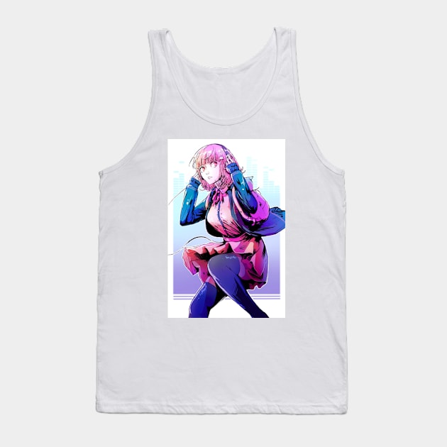 Headphones Nanami Tank Top by dat_cravat